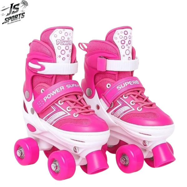 Adjustable 4-Wheel Roller Skates & Skating Shoes – Kids & Adults