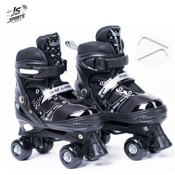 Adjustable 4-Wheel Roller Skates & Skating Shoes – Kids & Adults