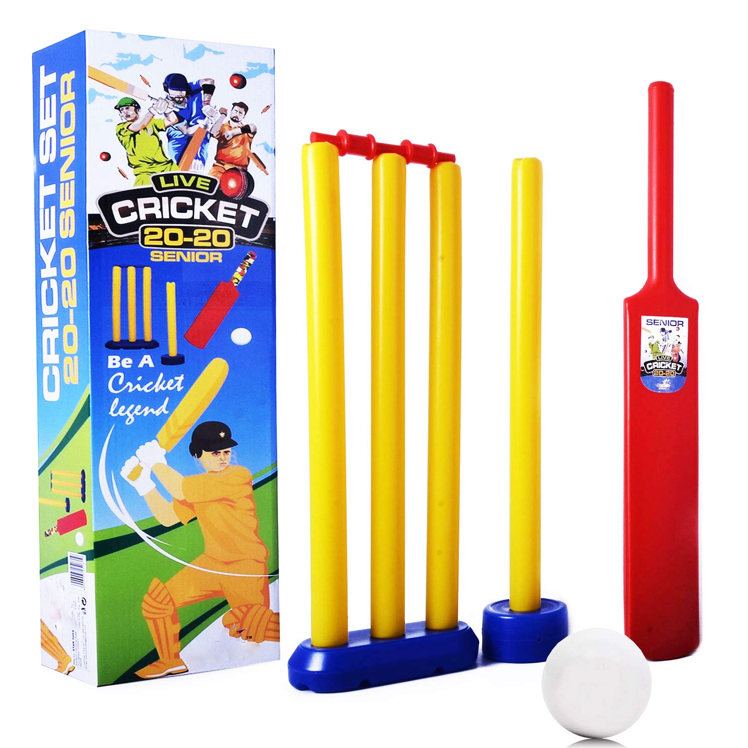 plastic cricket set